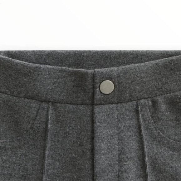 ZARA Kids | Gray | MARL LEGGINGS WITH SEAM DETAIL - Picture 3 of 4